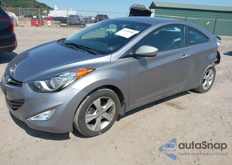 2013 Hyundai Elantra Gs из США, поврежденный, VIN KMHDH6AE9DUO11984